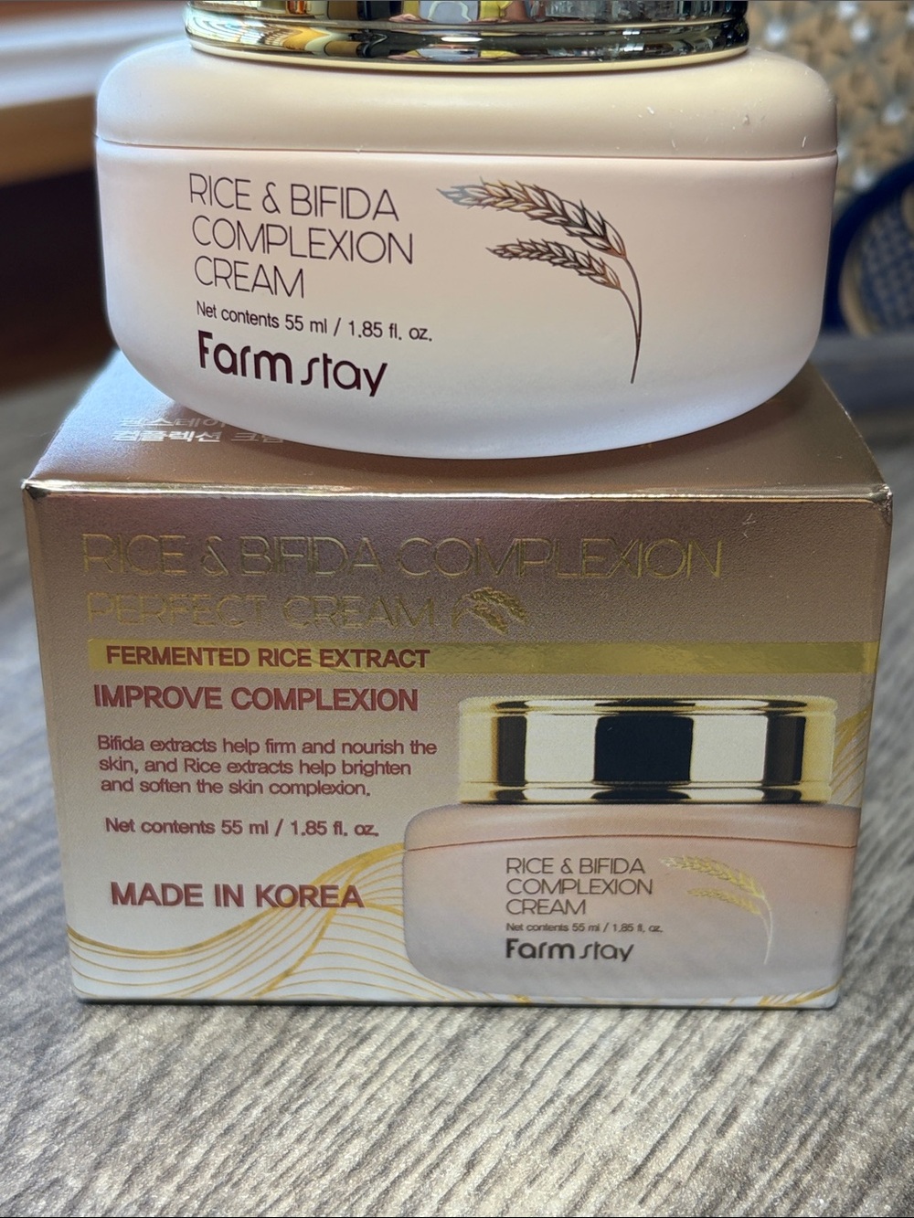 🍄5 for $35🍄 Korean Skincare Farmstay Rice & Bifida Complexion Cream